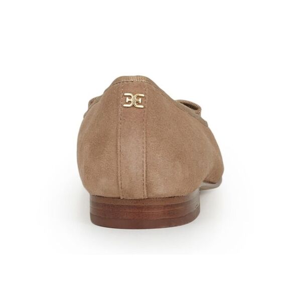 NWT SAM EDELMAN Womens Beige Cap Mage Slip On Leather Ballet Flats 7 M - Picture 2 of 5